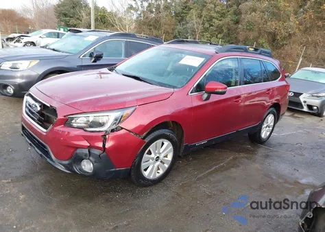 2018 Subaru Outback 2.5I Premium из США, поврежденный, VIN 4S4BSAHC8J3310626